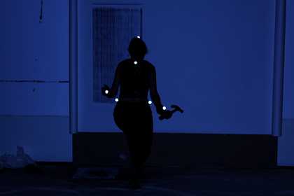 Documentary photograph of motion capture studio